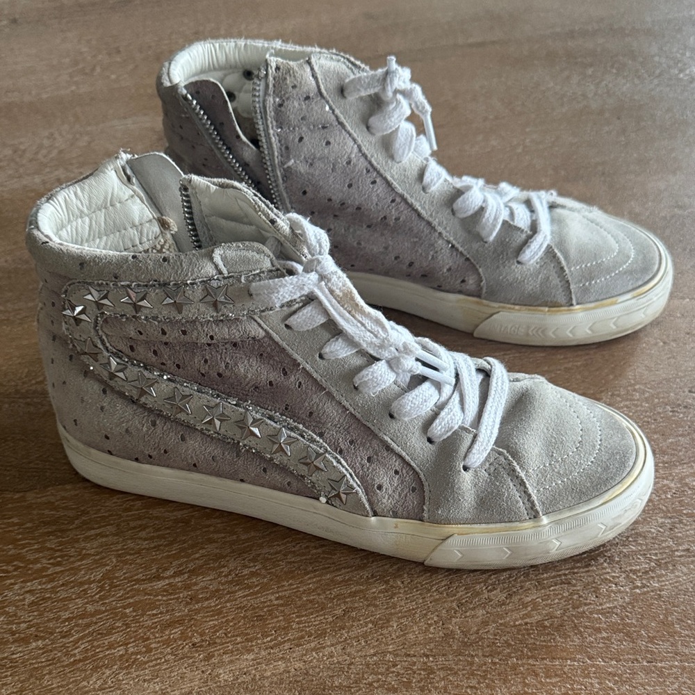 Vintage Havana Stylish Women's High-Top Sneakers